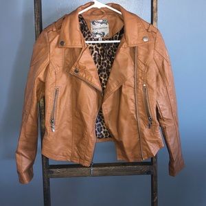 Faux Leather Jacket